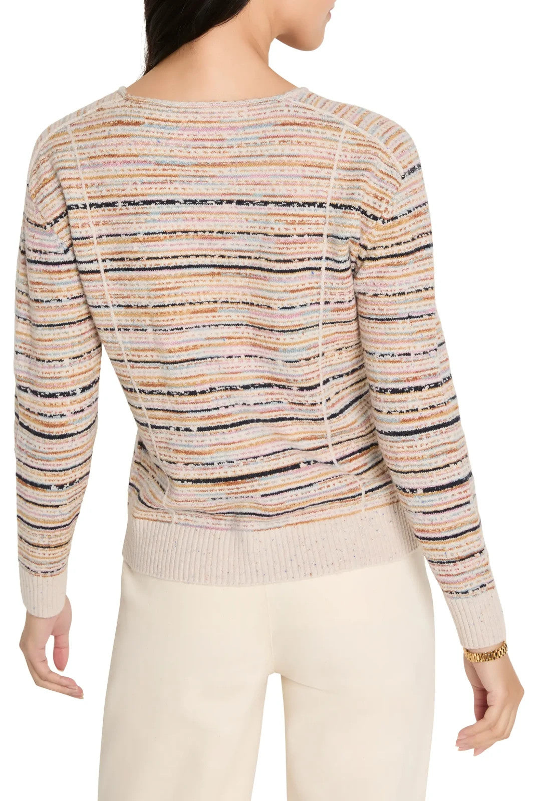 Nic+Zoe Mirage Seamed Sweater MSRP $168