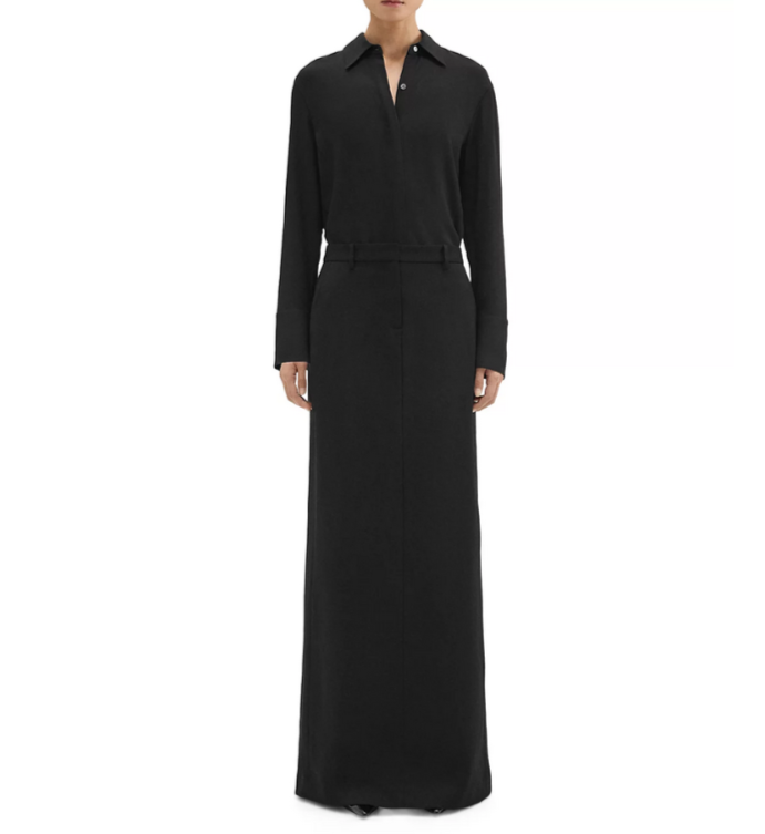 Theory Trouser Maxi Skirt MSRP $445