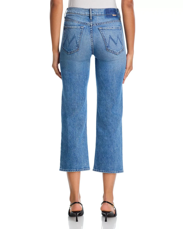 MOTHER Lil Kick It High Rise Cropped Flare Jeans MSRP $278