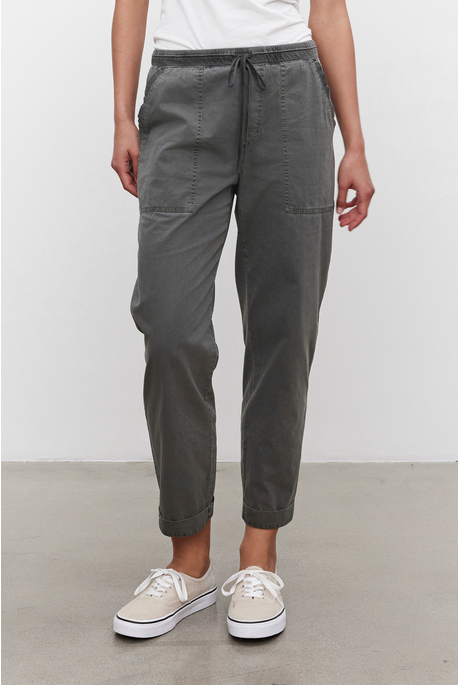 Velvet by Graham & Spencer Misty Drawstring Cotton Pants MSRP $166