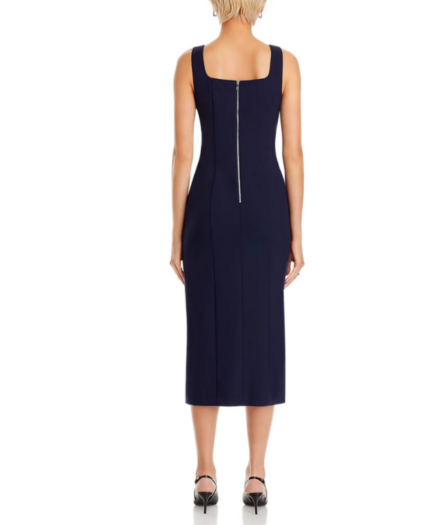 BOSS Dineza Sleeveless Midi Dress MSRP $495