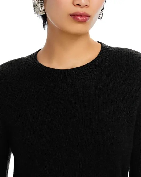 C by Bloomingdale's Cashmere Boxy Crewneck Sweater MSRP $178