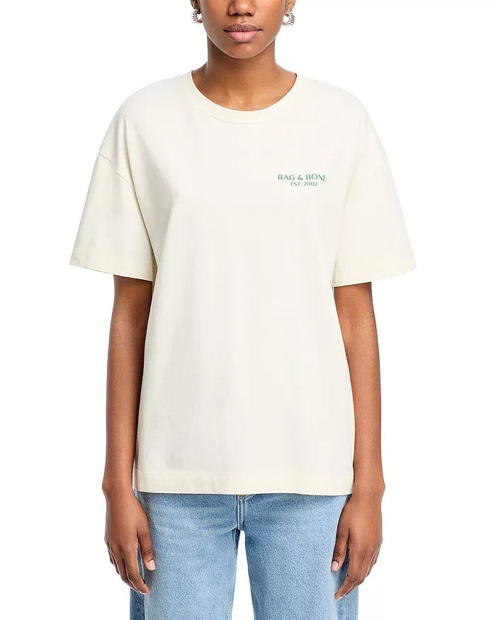 rag & bone Racquet Ball Boyfriend Tee MSRP $118