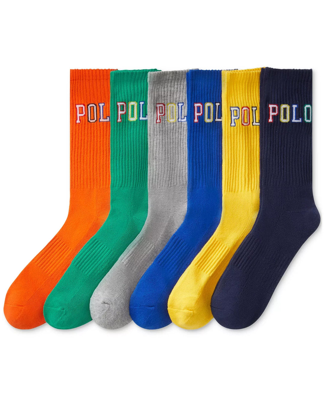 Polo Ralph Lauren Men's 6-Pk. Polo Outlined Crew Socks MSRP $32