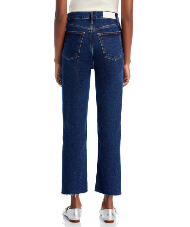 RE/DONE Stove Pipe High Rise Straight Jeans MSRP $275