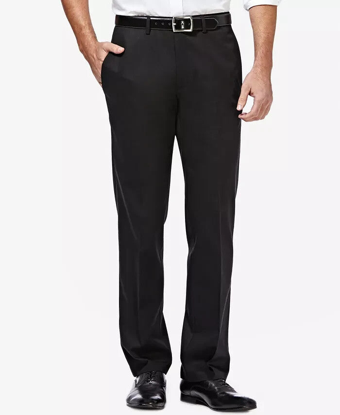 Haggar Men’s Premium Straight-Fit Stretch Flat-Front Pants MSRP $70 Size 42/30