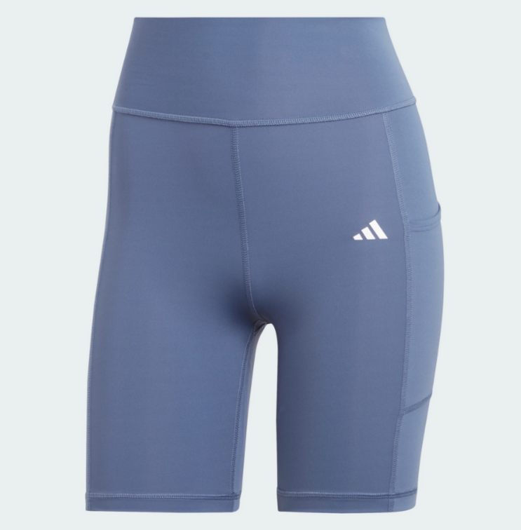 adidas Optime Stash High-Rise Bike Shorts MSRP $45