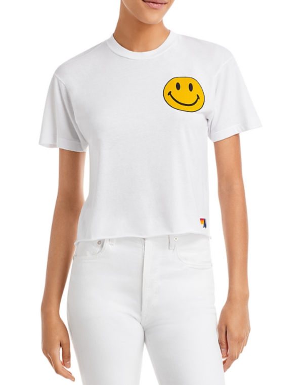 Aviator Nation Smiley Boyfriend Tee MSRP $83