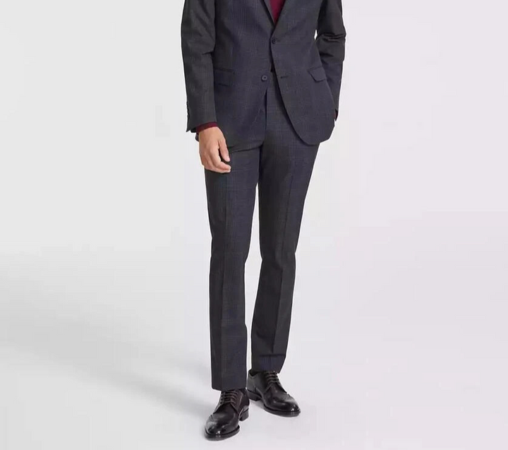 DKNY Men's Modern-Fit Nested Suit Pants Size 33