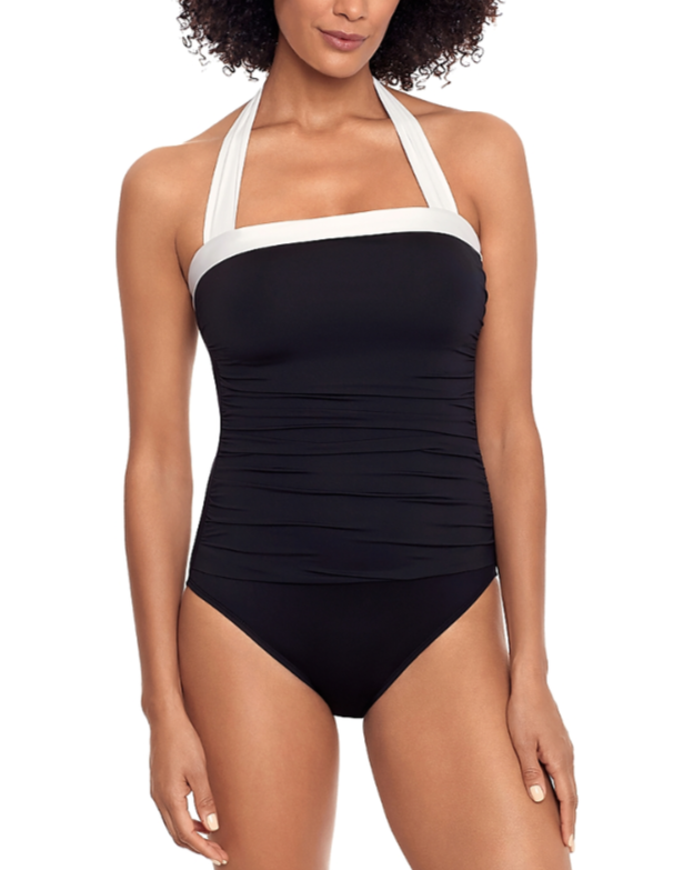 Lauren Ralph Lauren Bel Air One Piece Swimsuit MSRP $125