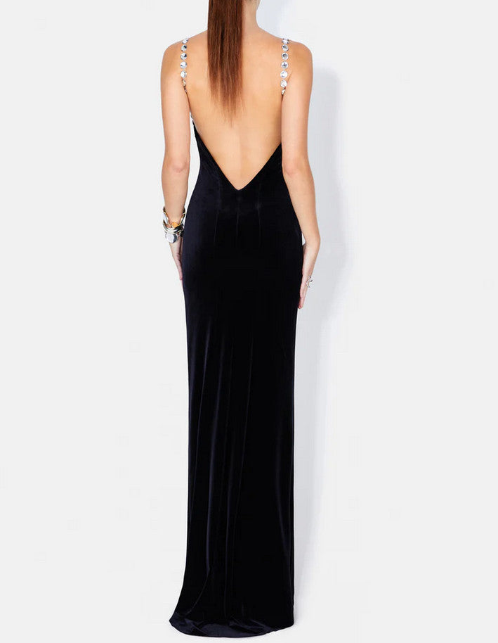 Galvan Globe Velvet Gown 14B 1735