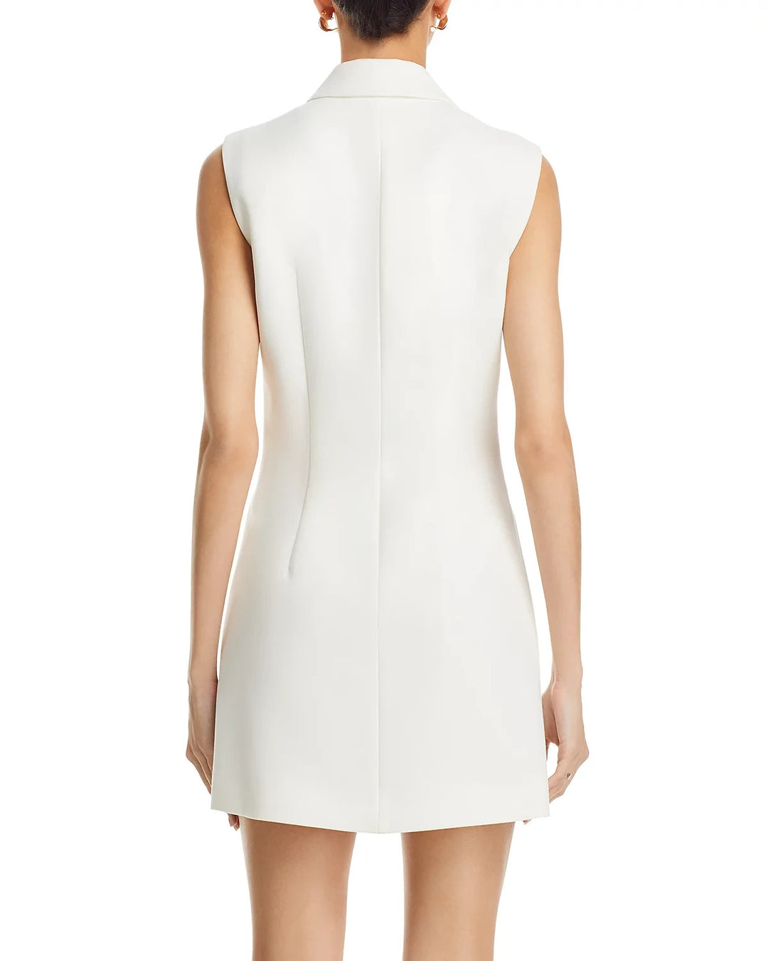 FRENCH CONNECTION Whisper Sleeveless Tux Mini Dress MSRP $138