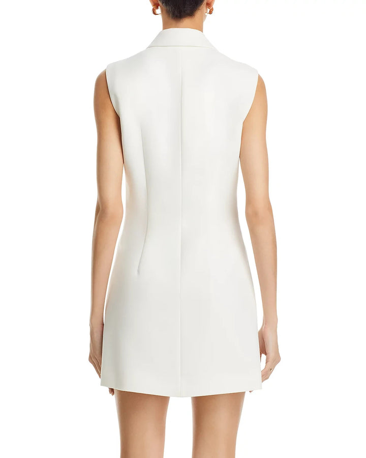 FRENCH CONNECTION Whisper Sleeveless Tux Mini Dress MSRP $138