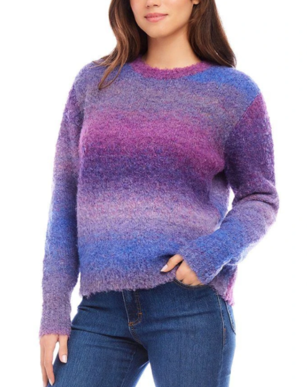 Karen Kane Ombre Boucle Sweater MSRP $129