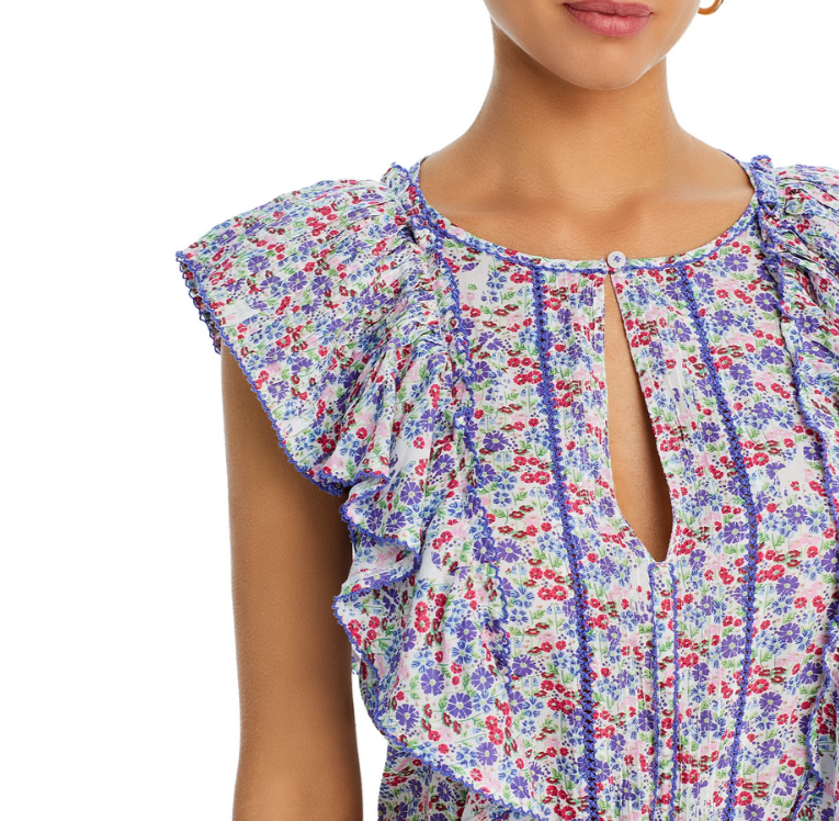 Poupette St. Barth Bambi Mini Dress Swim Cover-Up MSRP $370