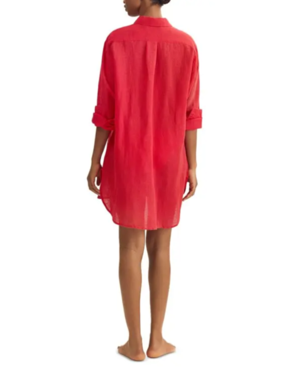 Polo Ralph Lauren Boyfriend Shirt Swim Cover-Up MSRP $150