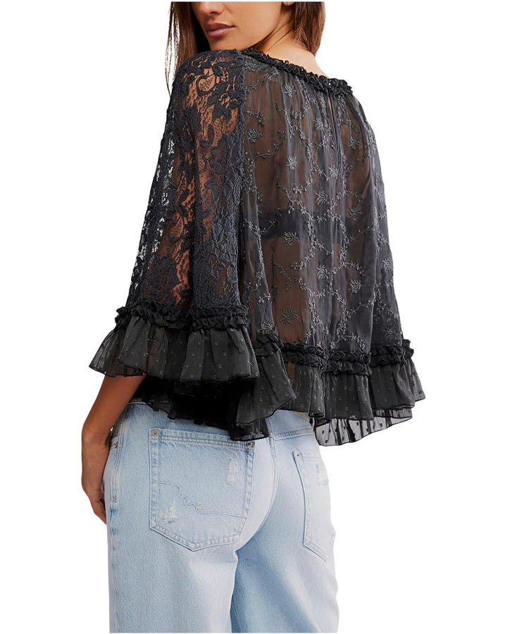 Free People Carly Cape Top MSRP $148