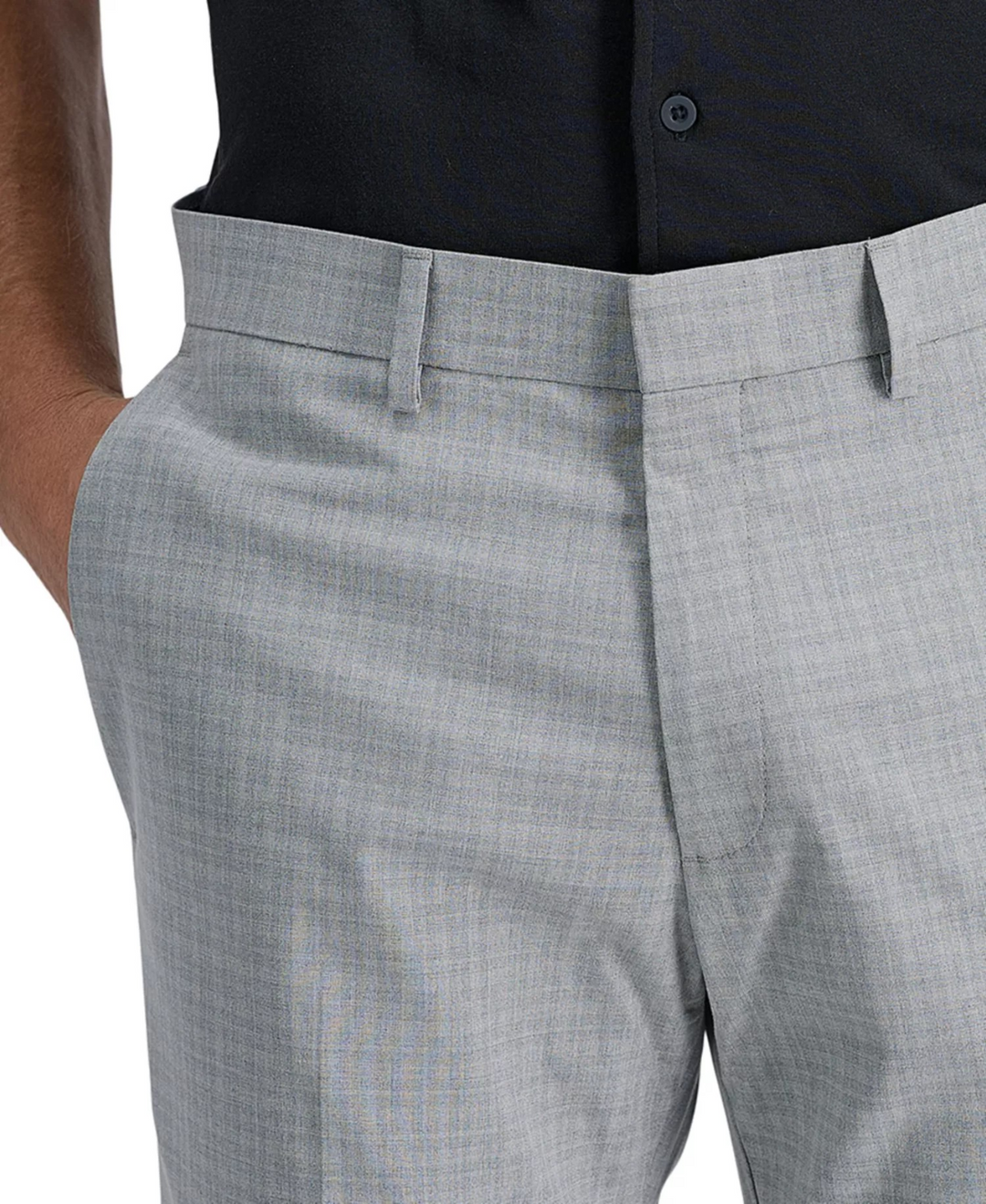 Kenneth Cole Reaction Men's Slim-Fit Stretch Check Dress Pants MSRP $95