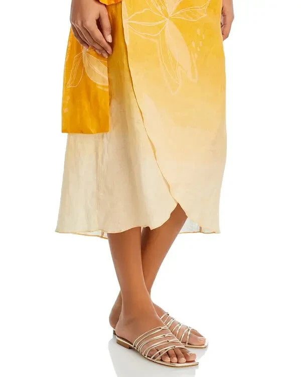 Juan De Dios Eva Linen MIDI Dress MSRP $495