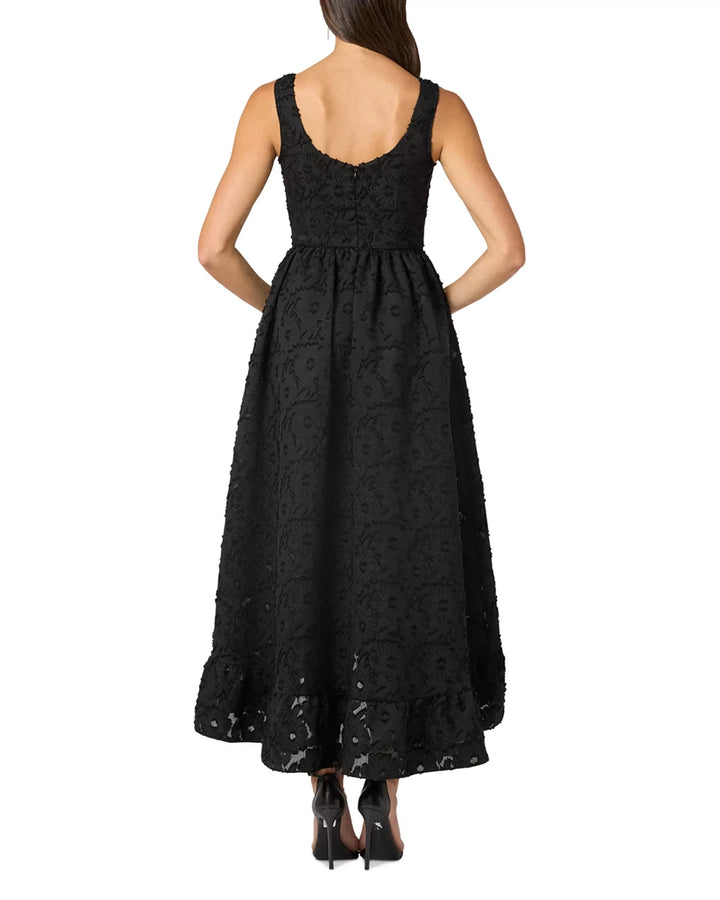 Shoshanna Textured High Low Maxi Dress MSRP $598