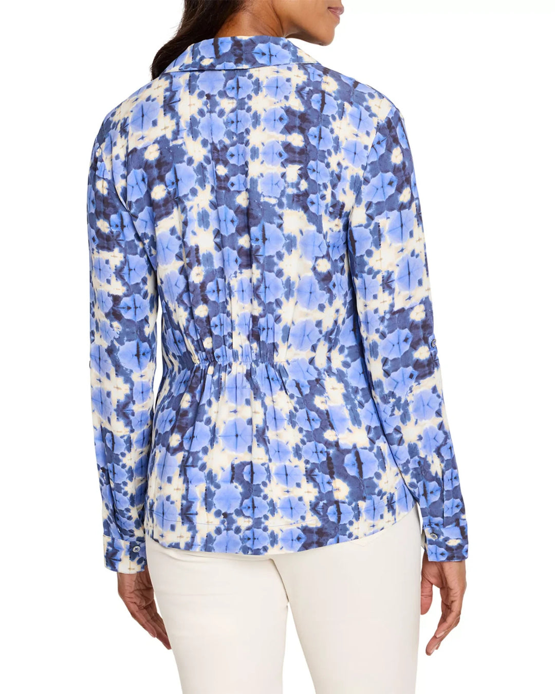 Nic+Zoe Shibori Stone Shirt MSRP $158