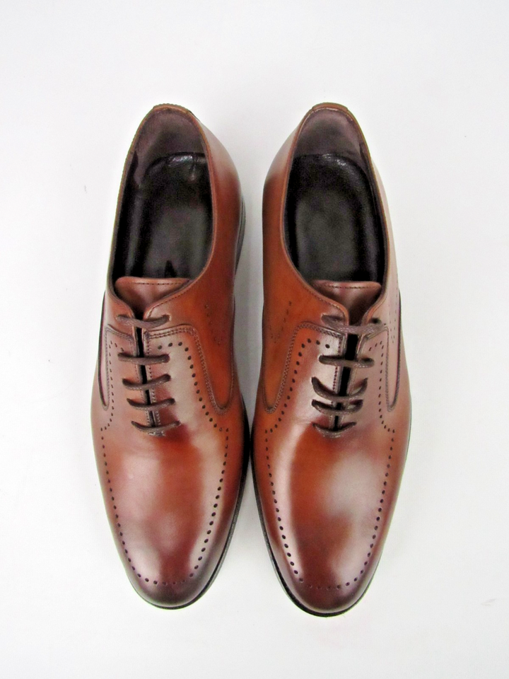 Classic Calf Leather Elegant Dress Shoes - Handcrafted Size EU 41