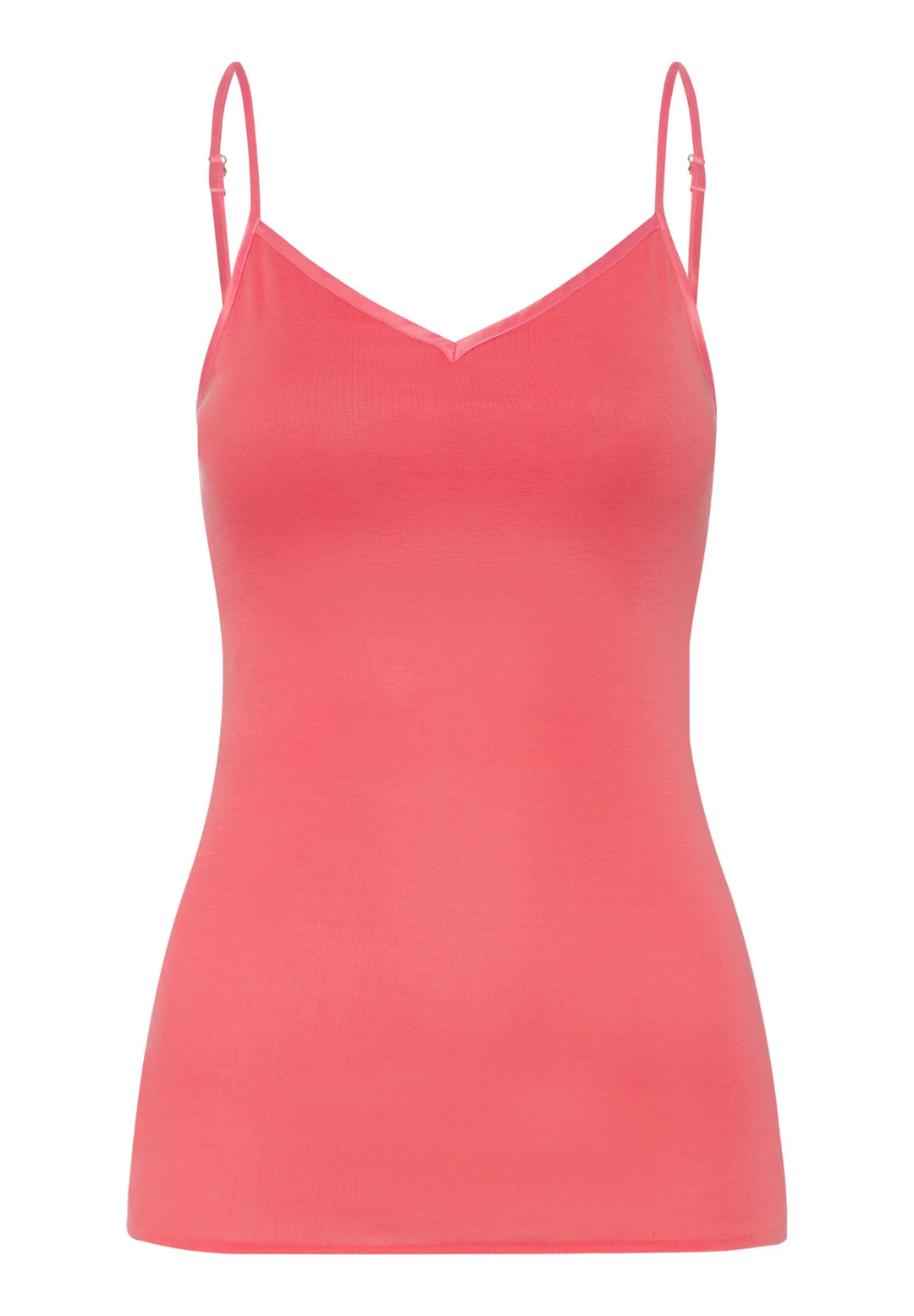 Hanro Women's Cotton Seamless V Neck Camisole MSRP $75