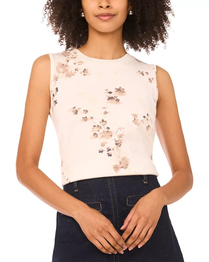 VINCE CAMUTO Delicate Flower Shell MSRP $59
