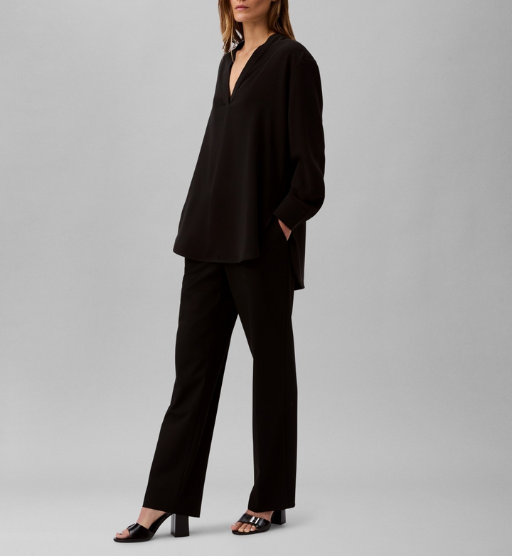 Calvin Klein Relaxed V-Neck Popover Tunic MSRP $79