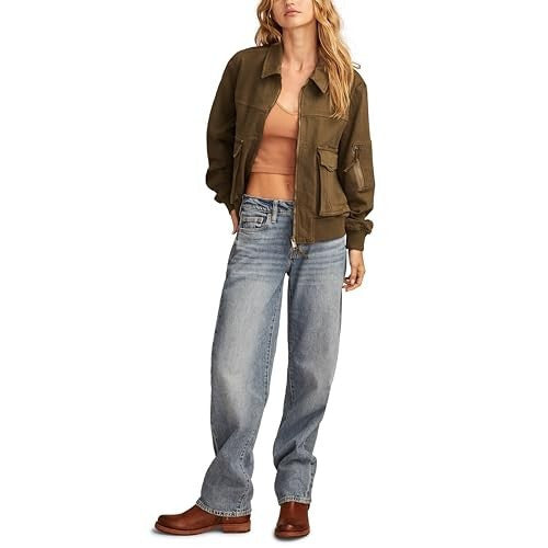 Lucky Brand Lucky Legend Cotton Bomber Jacket MSRP $149