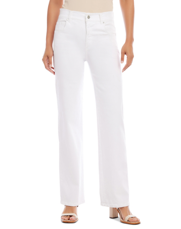 Karen Kane High Rise Wide Leg Jeans MSRP $109