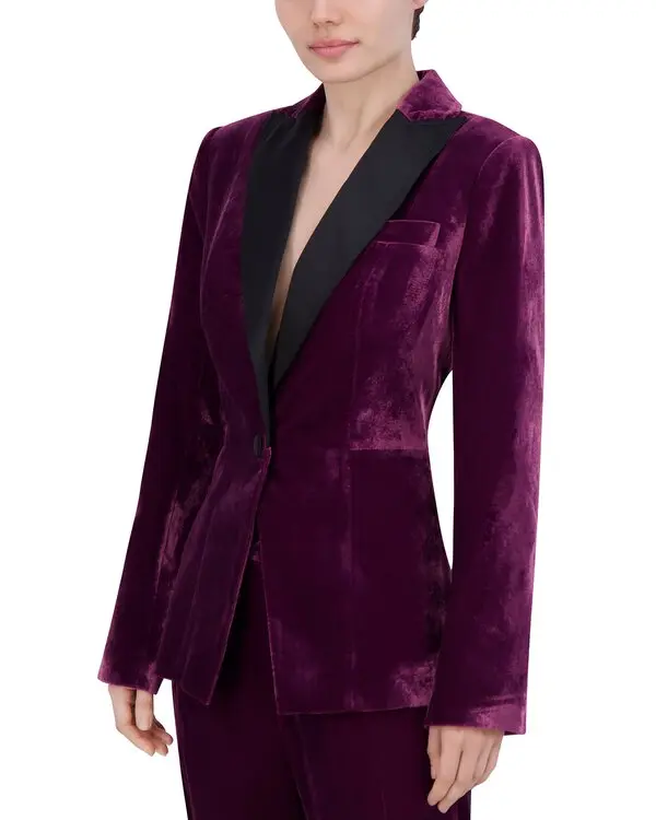 Bcbgmaxazria Velvet Tuxedo Jacket MSRP $348