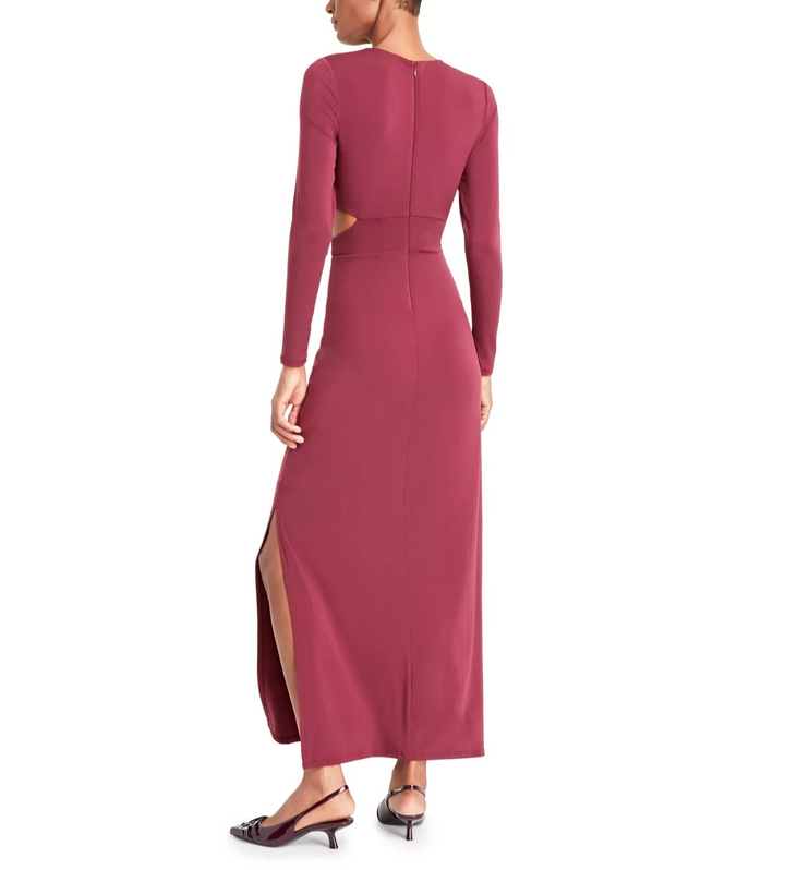 GUESS Women's Alyce Waist-Cutout Maxi Dress MSRP $158