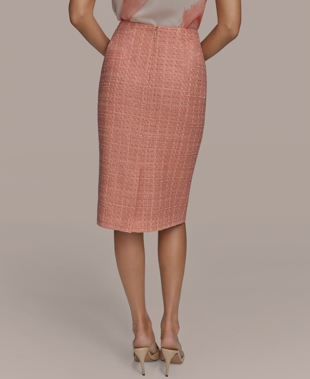 Donna Karan New York Women's Tweed Pencil Skirt MSRP $99