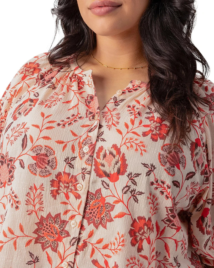 Sanctuary Bubble Sleeve Blouse MSRP $89