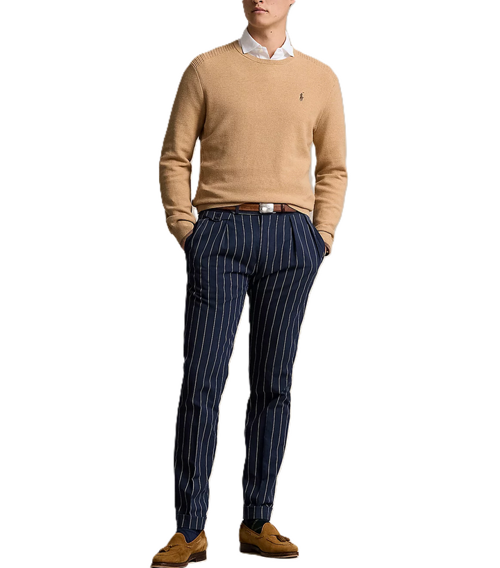 Polo Ralph Lauren Mesh Knit Crewneck Sweater MSRP $125