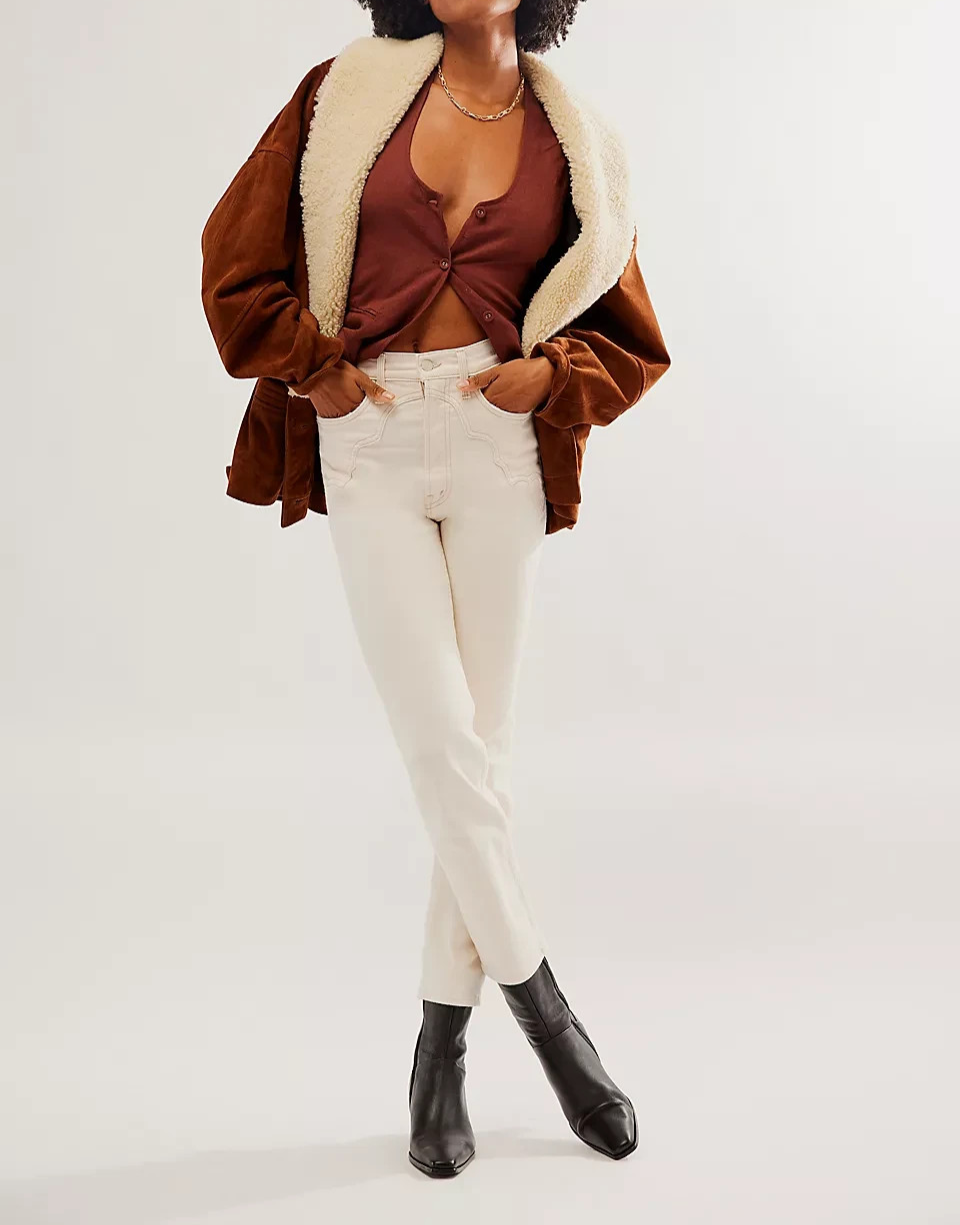 MOTHER The Buckle Bunny Rider Ankle Jeans MSRP $228