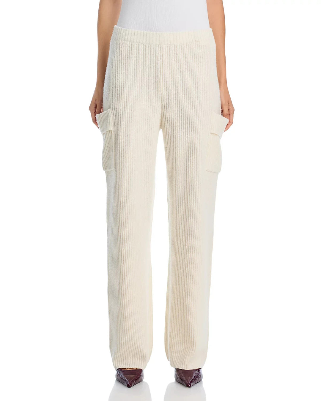 STEVE MADDEN Willa Ribbed Pants MSRP $79