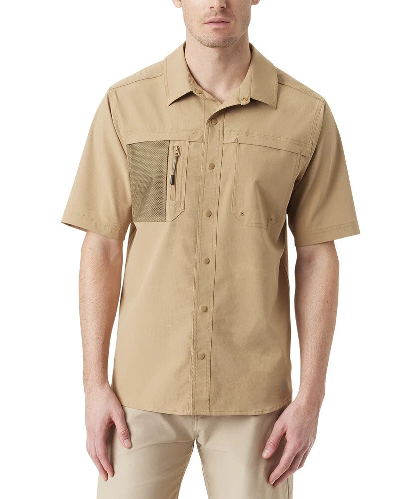 BASS OUTDOOR Explorer Short-Sleeve Shirt MSRP $79