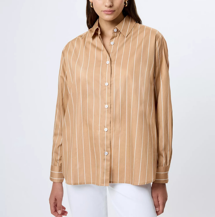 French Connection Women's Alexis Long-Sleeve Shirt MSRP $88