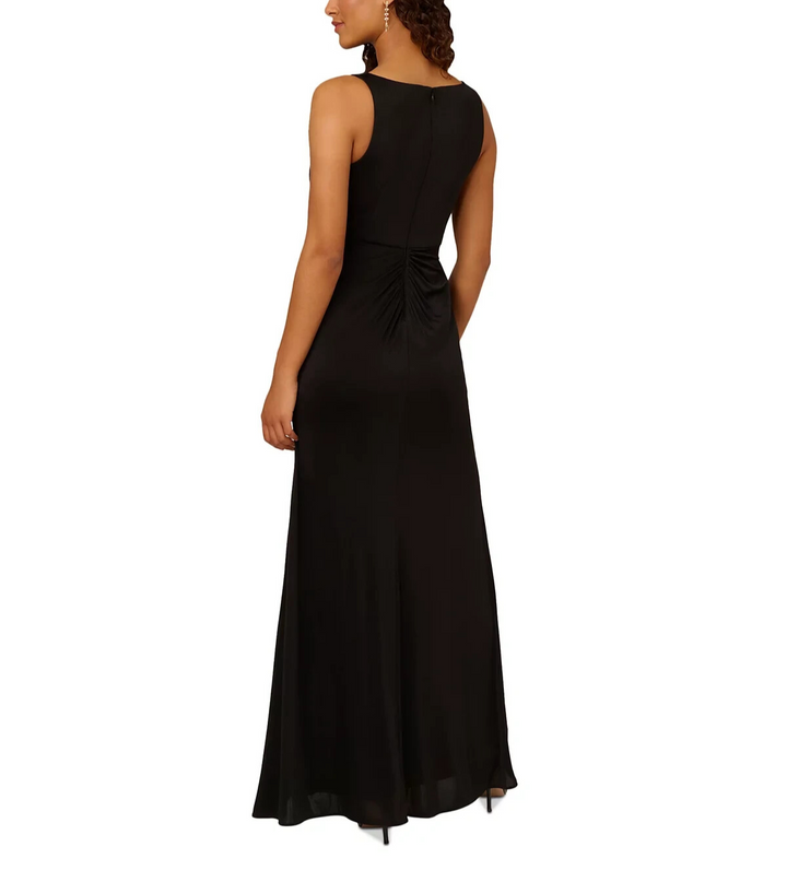Adrianna Papell Plunge-Neck Mermaid Gown MSRP $199