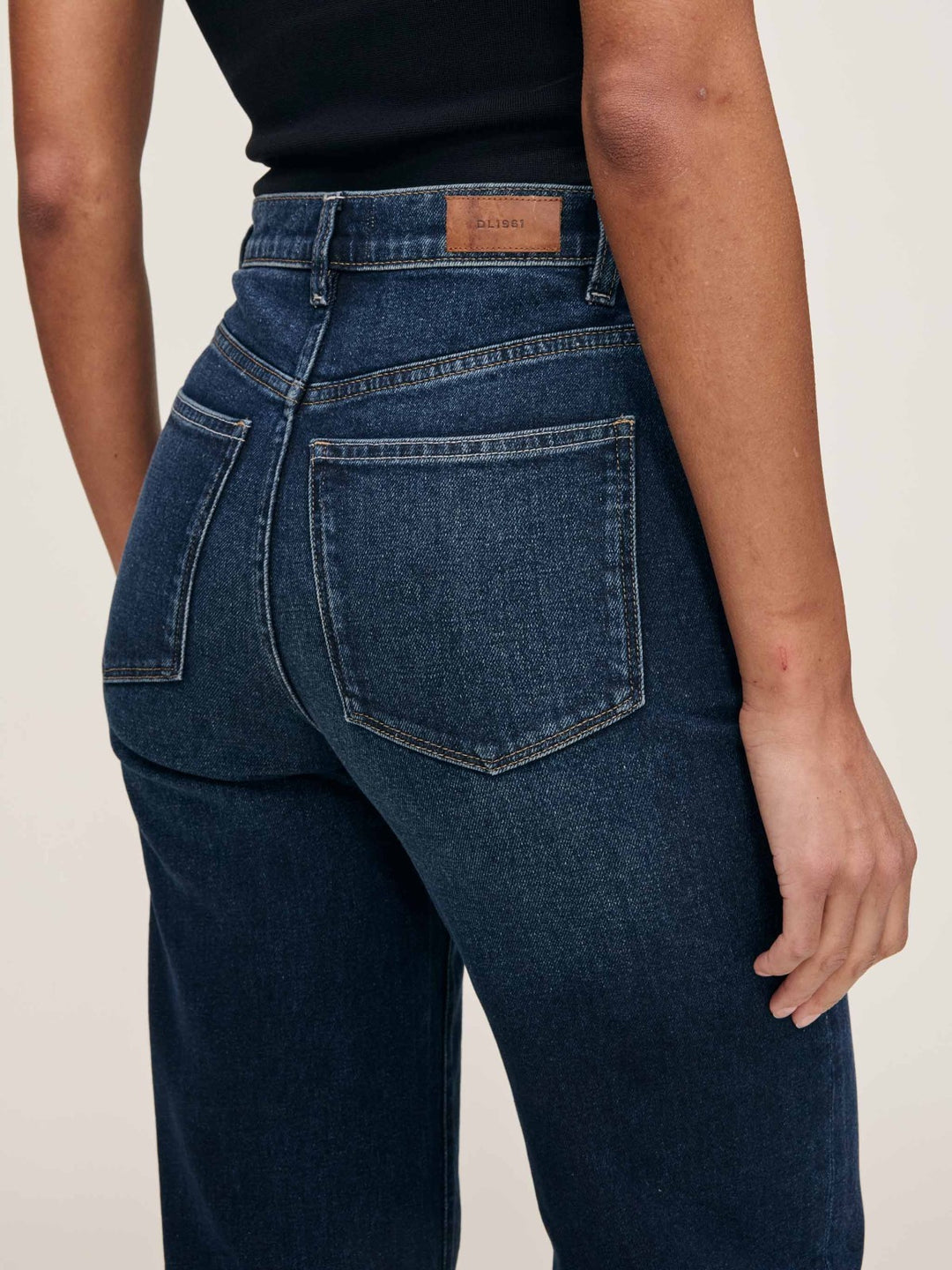 DL1961 Karmine Refined Wide Leg High Rise Jeans MSRP $229