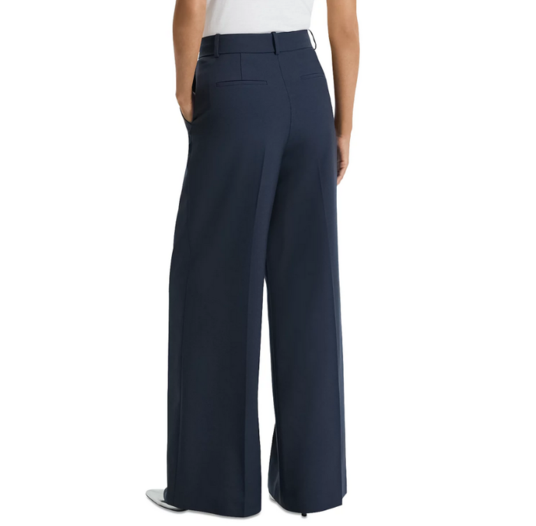 Theory High Waist Wide Leg Trousers MSRP $325