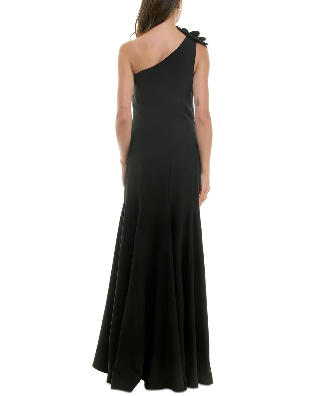 Taylor Women's Embellished Asymmetric One-Shoulder Gown MSRP $228