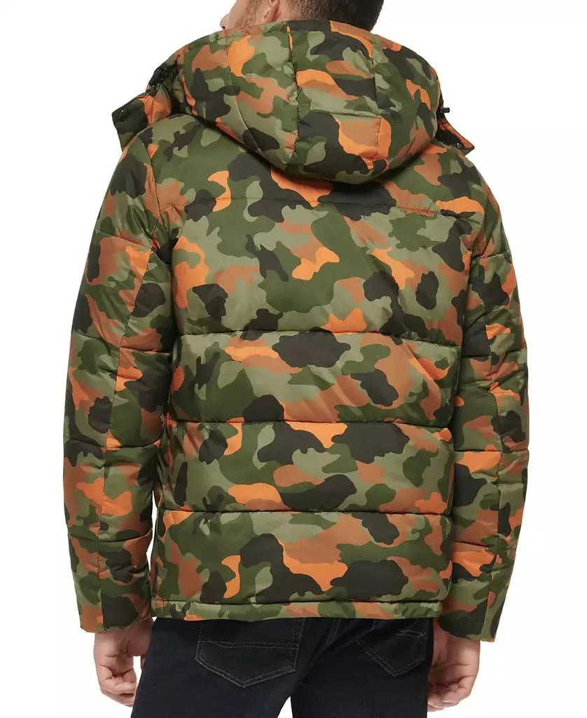 Club Room Men's Stretch Hooded Puffer Jacket MSRP $150