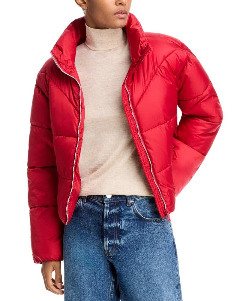 Aqua Cire Crop Pad Puffer Coat MSRP $128