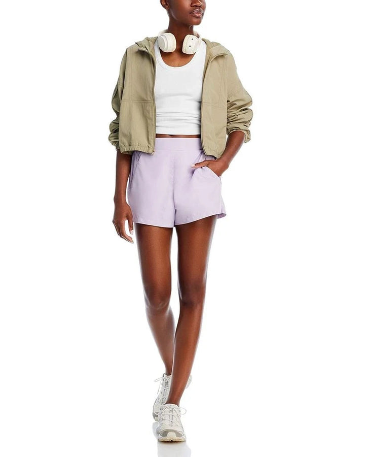 AQUA Athletic Flat Front Windbreaker Shorts MSRP $58