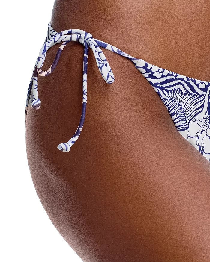 Aqua The Lotus X Swim Side Tie Bikini Bottom MSRP $48