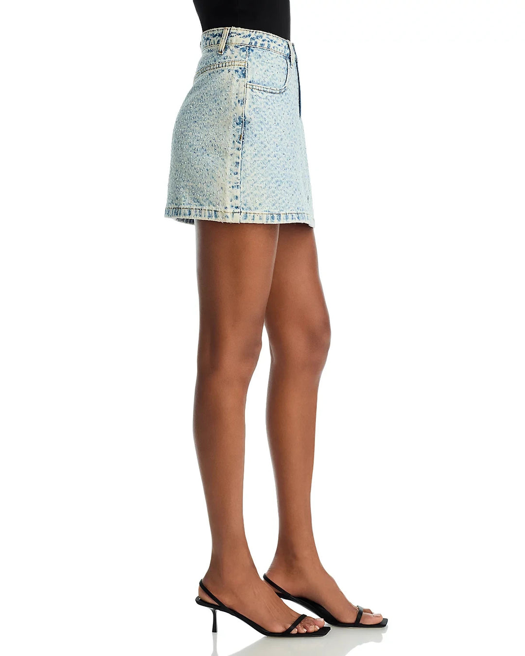 STEVE MADDEN Beck Denim Mini Skirt MSRP $89