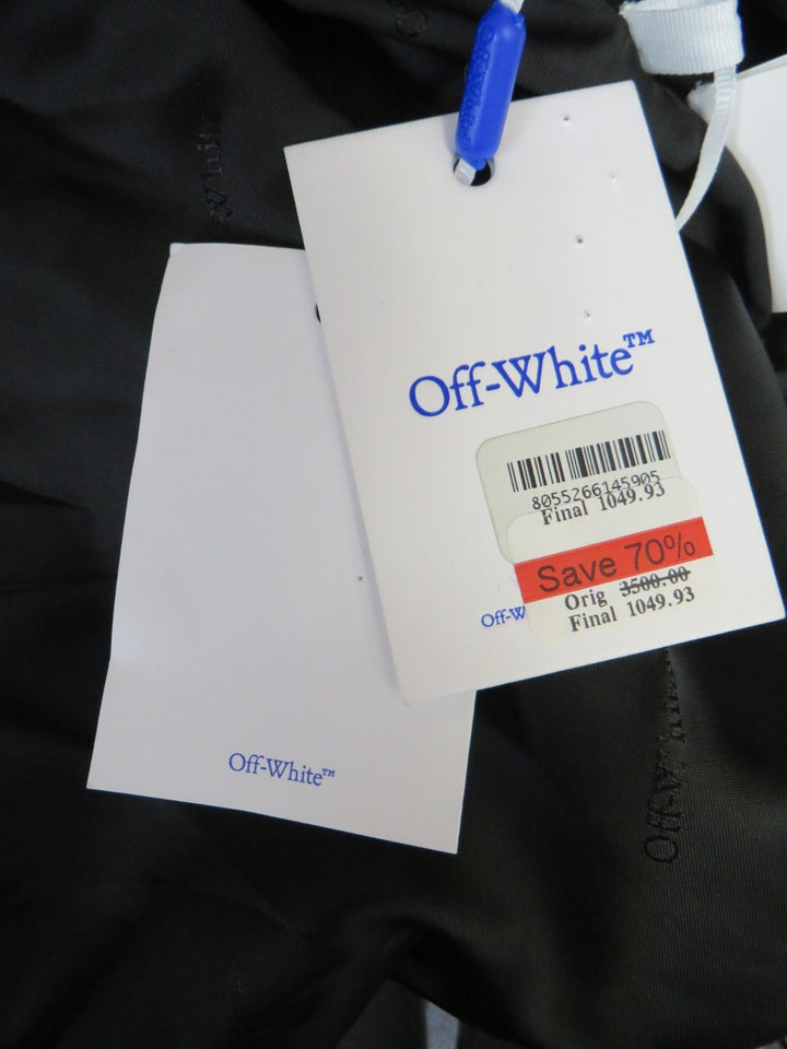 Off-White X Ac Milan 125th Anniversary Embroidered Varsity Jacket MSRP $3500